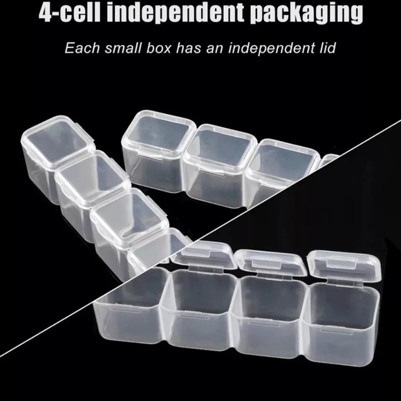 3 large bead storage 56 grid 1 small 4 free - Picture 8 of 16